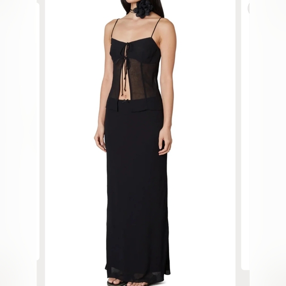 NIA Black Ravello Skirt - Picture 5 of 7